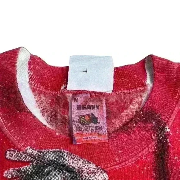 Rare DS vintage 90s Michael Jordan all over print sweatshirt chicago bulls - Picture 4 of 6